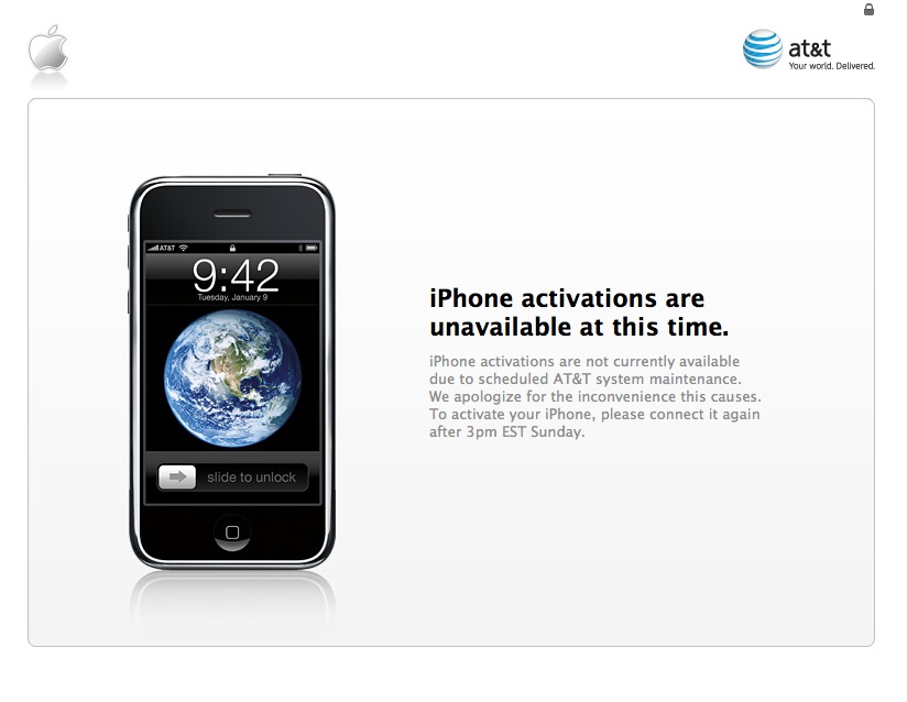 AT&T system maintanence for iPhone AT&T system maintanence for iPhone